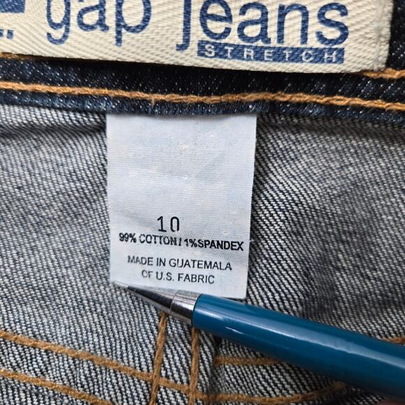 Gap Women's Distressed Denim Frayed Hem Skirt size 10 - Picture 9 of 11